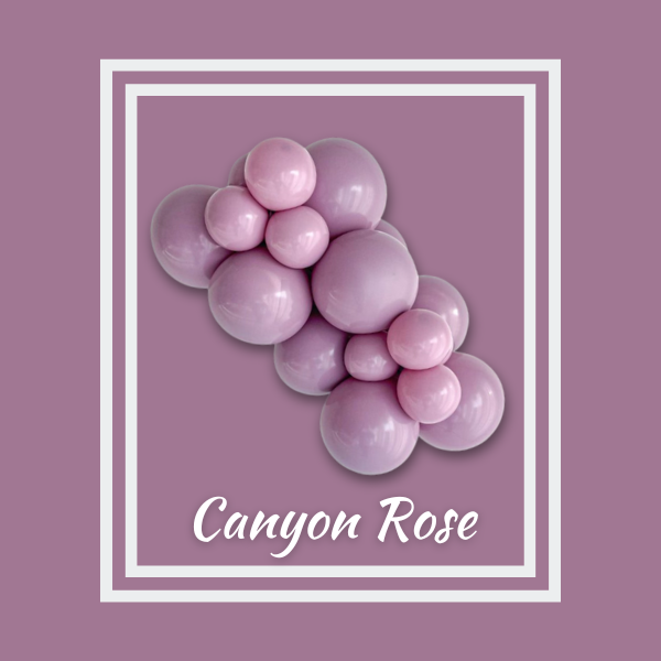 24" TUFTEX Canyon Rose Latex Balloons | 25 Count