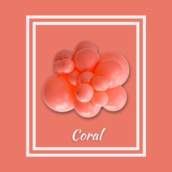 24" TUFTEX Coral Latex Balloons | 25 Count