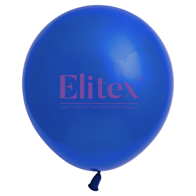 36" Elitex Dark Royal Blue Standard Round Latex Balloons - 3 Foot Jumbo | 3 Count