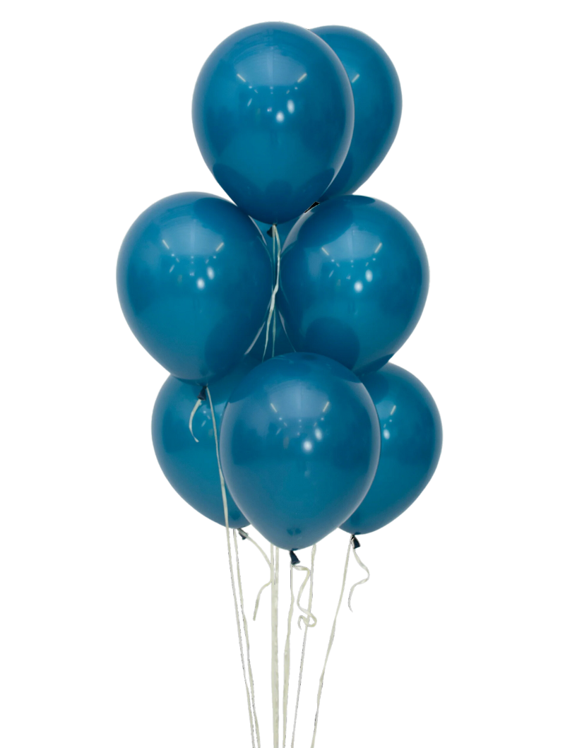 11" Sempertex Deluxe Deep Teal Latex Balloons | 100 Count