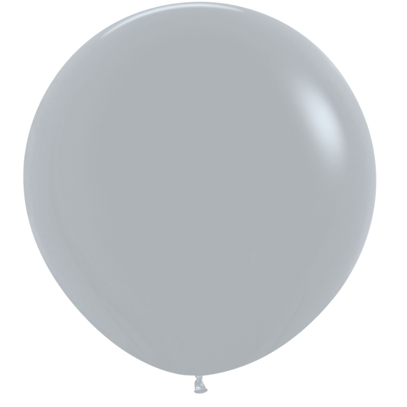 36" Sempertex Deluxe Grey Latex Balloons | 2 Count