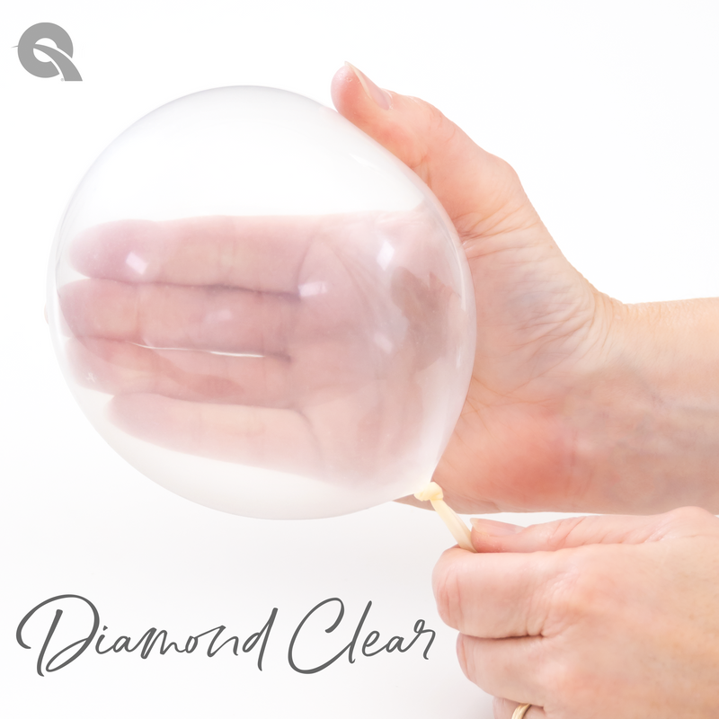 18 inch Qualatex Round DIAMOND CLEAR Stuffing Balloon This is the basic  balloon used for placing