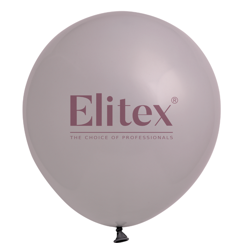 36" Elitex Gray Standard Round Latex Balloons - 3 Foot Jumbo | 3 Count