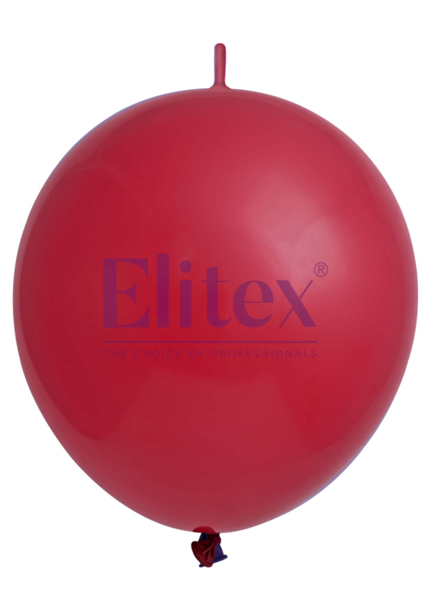 6" Elitex Red Wine Standard Link Latex Balloons | 100 Count