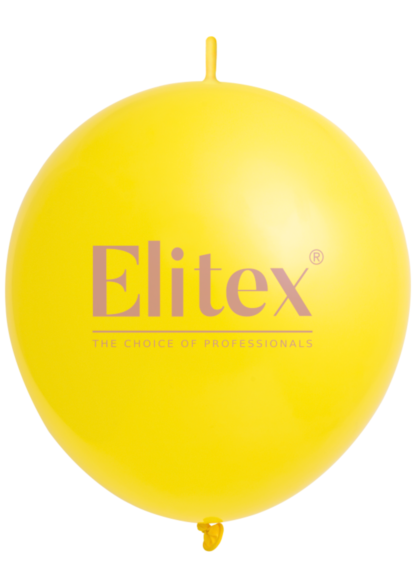 12" Elitex Yellow Standard Link Latex Balloons | 100 Count