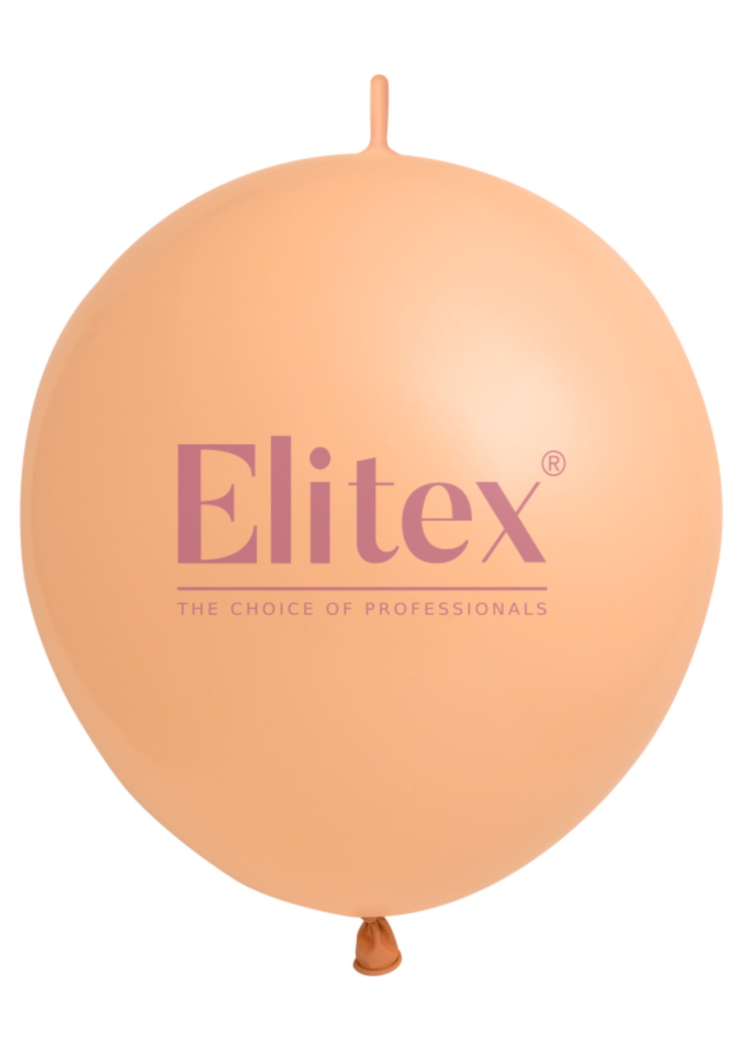 6" Elitex Beige Pastel Link Latex Balloons | 100 Count