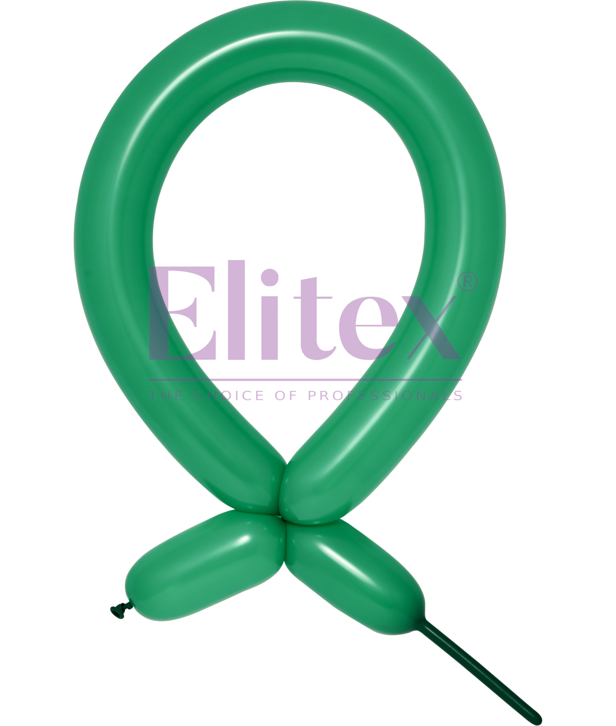 260 Elitex Emerald Green Standard Modeling - Twisting Balloons | 50 Count