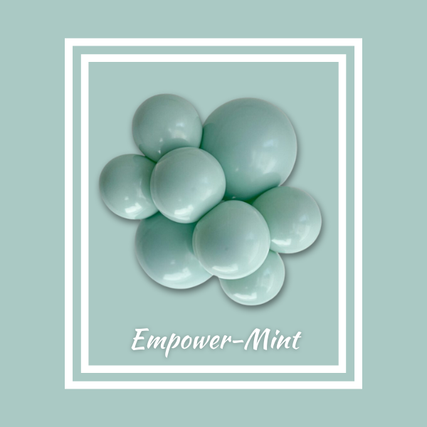 11" TUFTEX Empower-Mint Latex Balloons | 100 Count