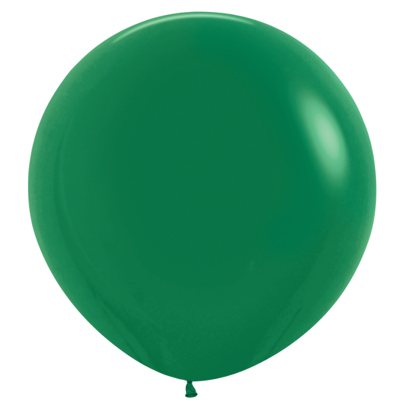 24" Sempertex Fashion Forest Green Latex Balloons | 10 Count