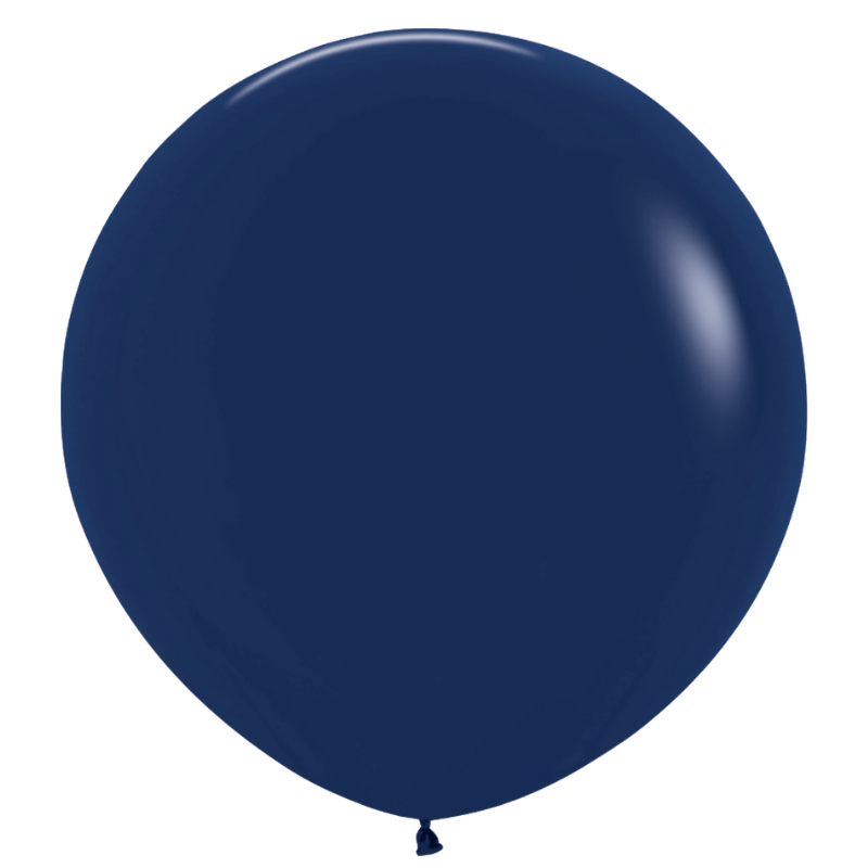 36" Sempertex Fashion Navy Blue Latex Balloons | 2 Count