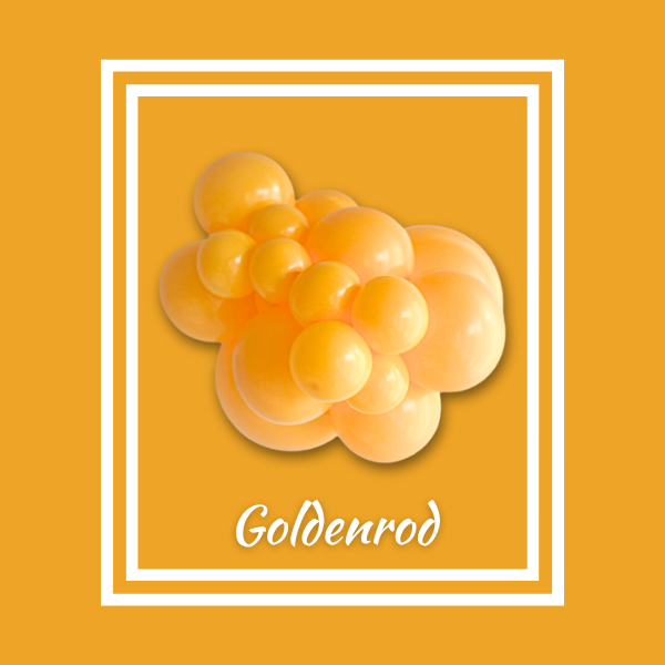 17" TUFTEX Goldenrod Latex Balloons | 50 Count