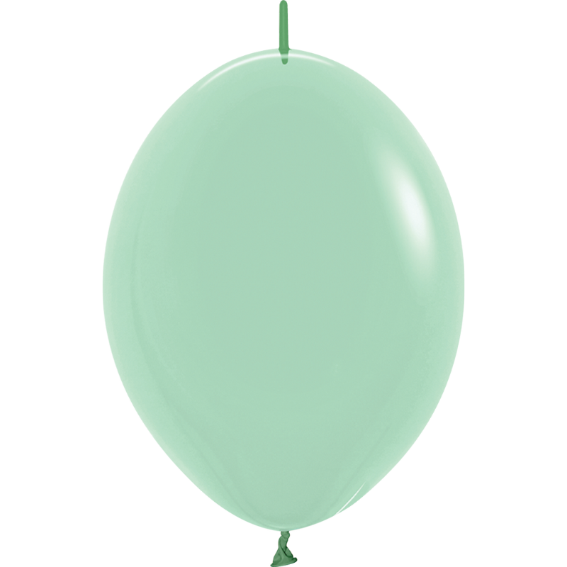 12" Sempertex Pastel Dusk Green Tea Link-O-Loon Latex Balloons | 50 Count