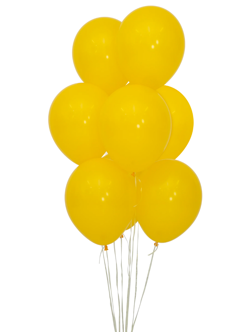 11" Sempertex Deluxe Honey Yellow Latex Balloons | 100 Count