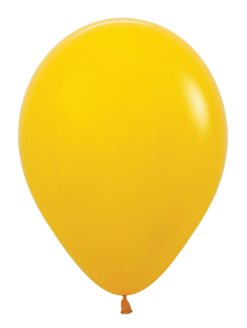 11" Sempertex Deluxe Honey Yellow Latex Balloons | 100 Count