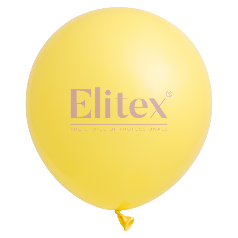 18" Elitex Ivory Pastel Round Latex Balloons | 10 Count