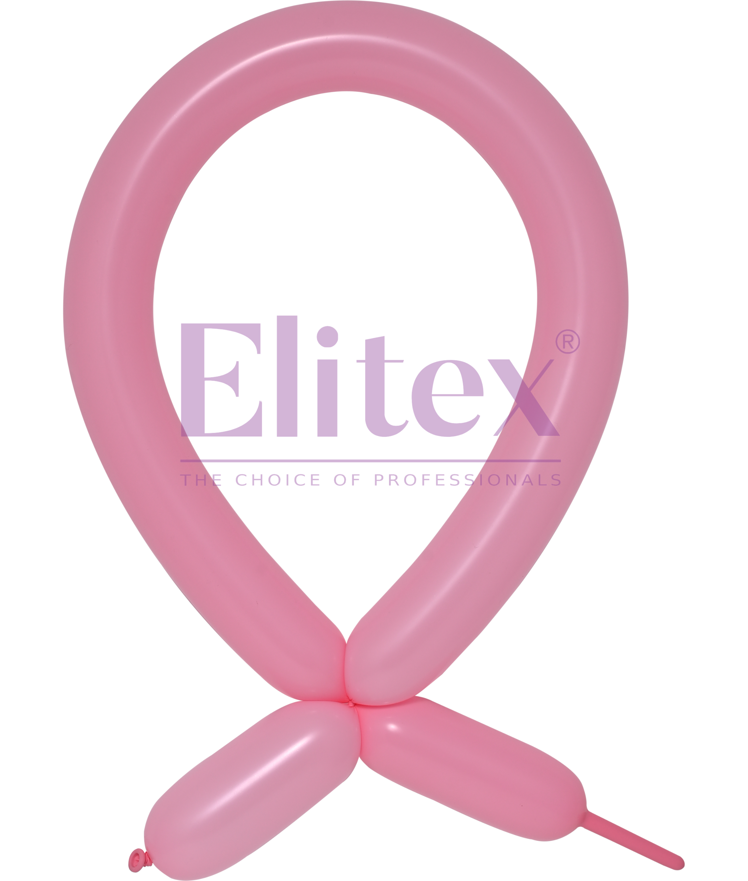 260 Elitex Light Pink Standard Modeling - Twisting Balloons | 50 Count