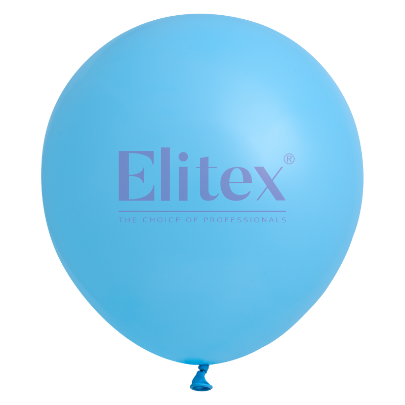 18" Elitex Light Blue Standard Latex Balloons | 10 Count