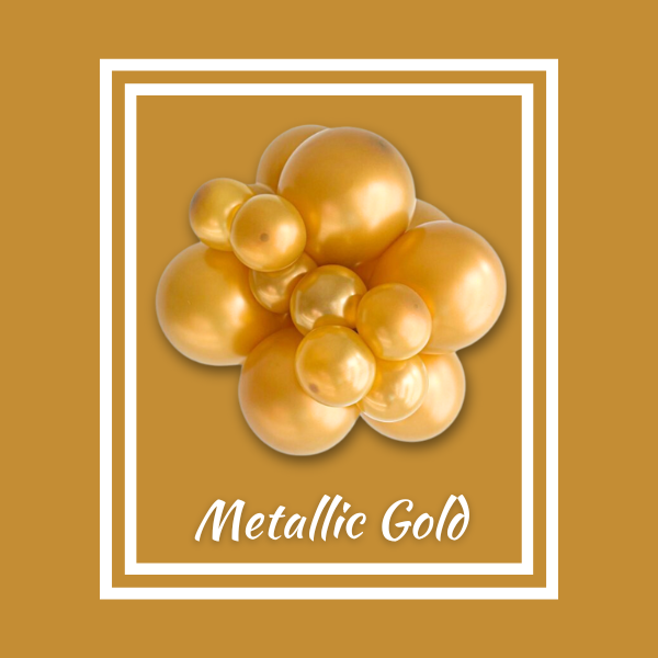 24" TUFTEX Metallic Pearlized Gold Latex Balloons | 25 Count