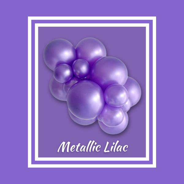 11" TUFTEX Metallic Pearlized Lilac Latex Balloons | 100 Count