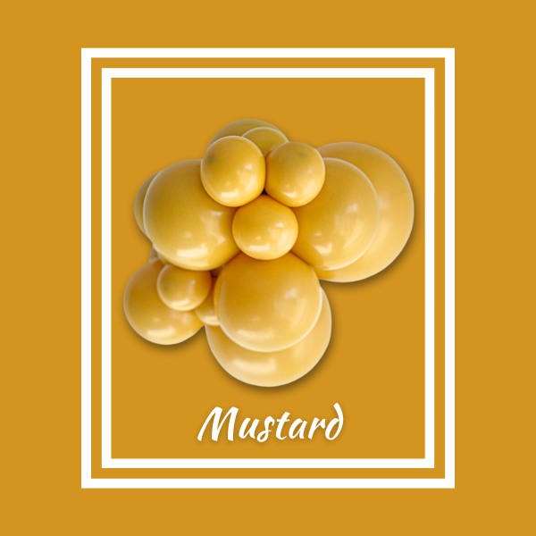 5" TUFTEX Mustard Latex Balloons | 50 Count