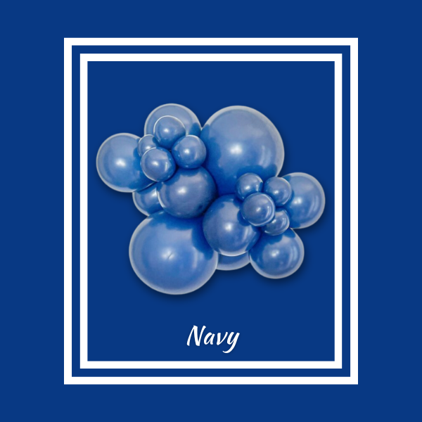 5" TUFTEX Navy Latex Balloons | 50 Count