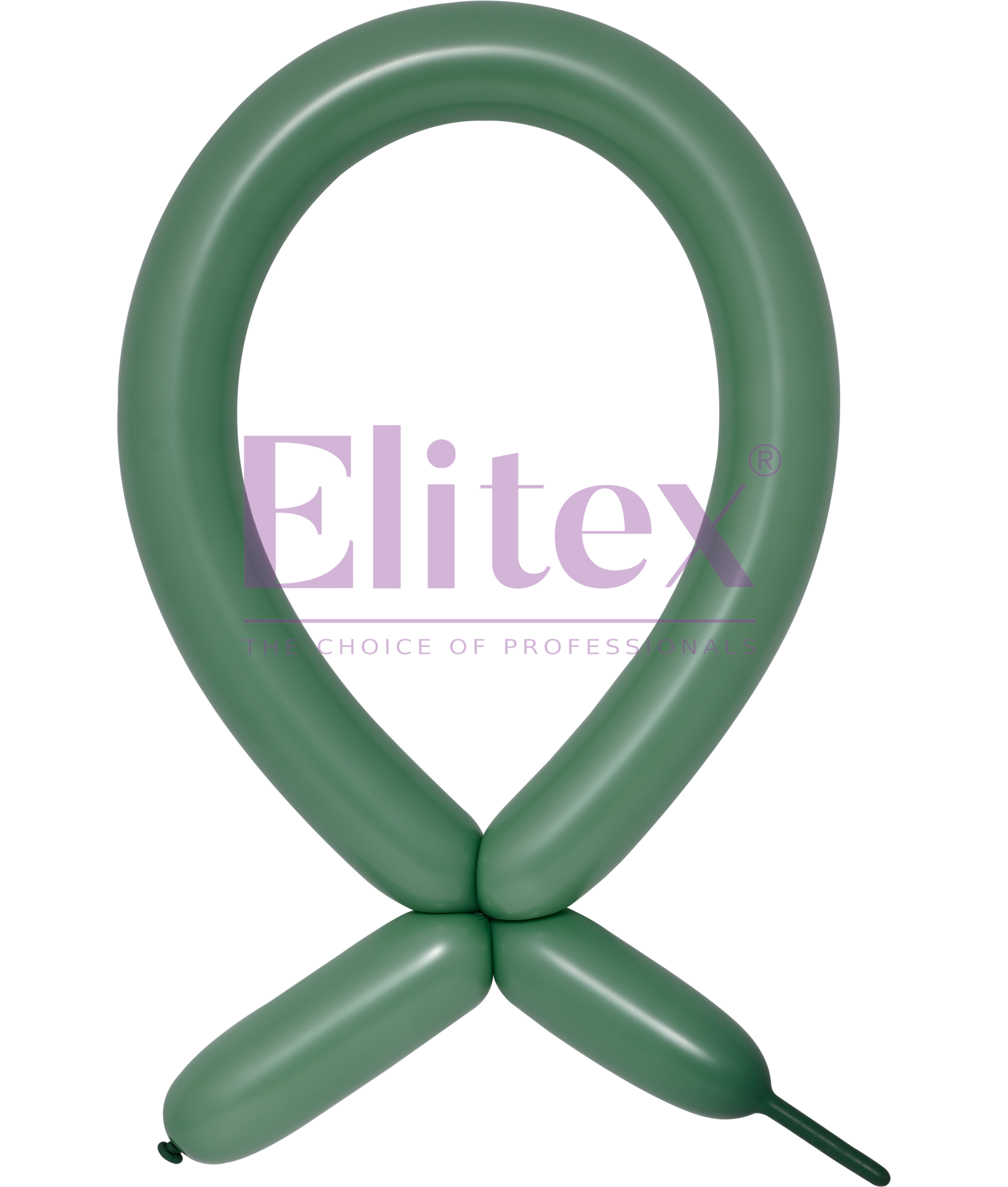 260 Elitex Olive Green Standard Modeling - Twisting Balloons | 50 Count