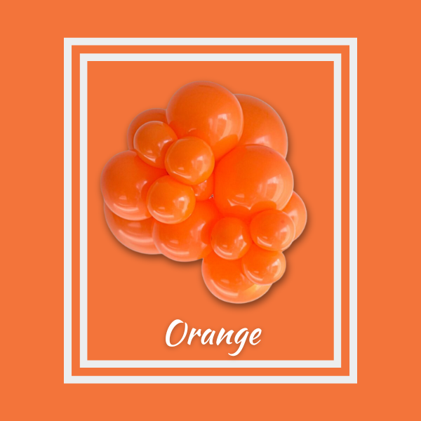 36" TUFTEX Orange Latex Balloons - 3 Foot Giant | 2 Count