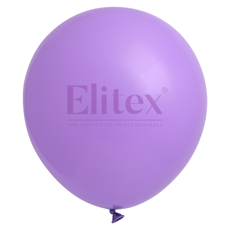 24" Elitex Orchid Purple Standard Round Latex Balloons | 5 Count