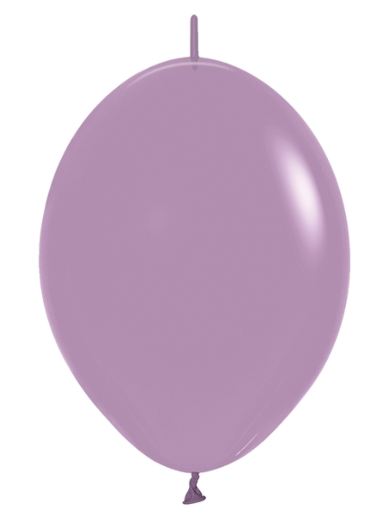 12" Sempertex Pastel Dusk Lavender Link-O-Loon Latex Balloons | 50 Count