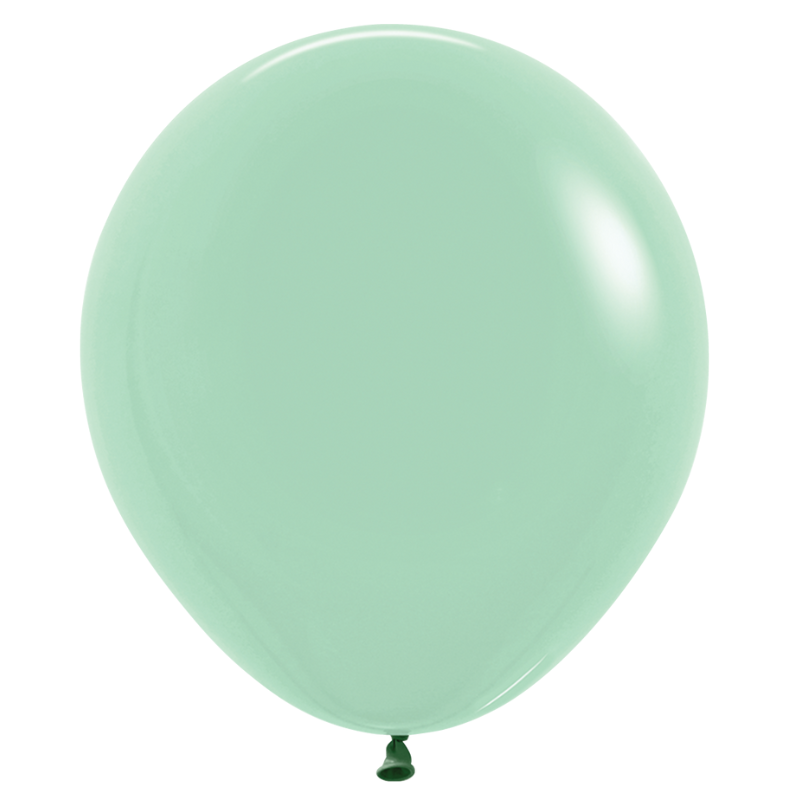 18" Sempertex Pastel Dusk Green Tea Latex Balloons | 25 Count