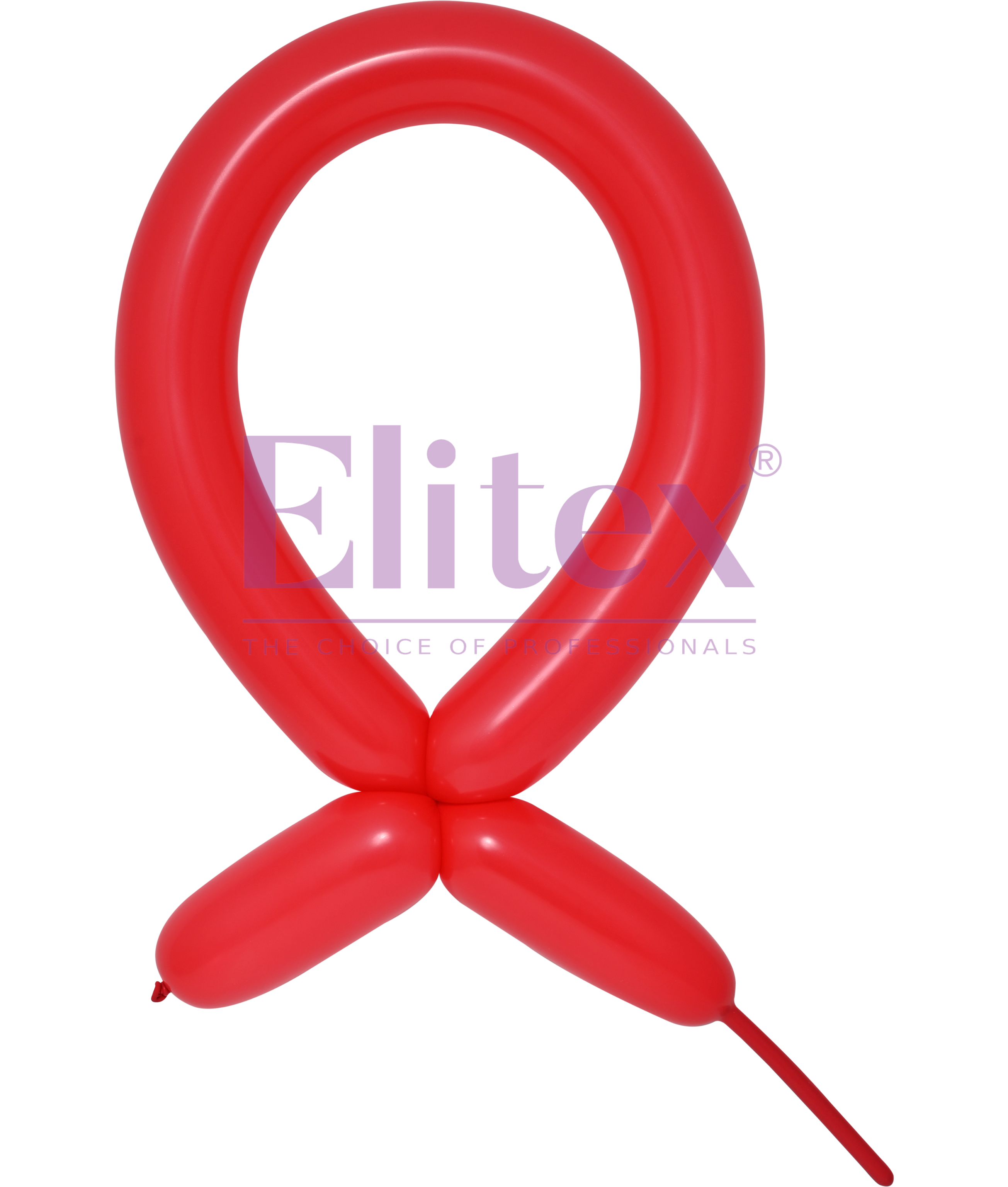 260 Elitex Red Standard Modeling - Twisting Balloons | 50 Count