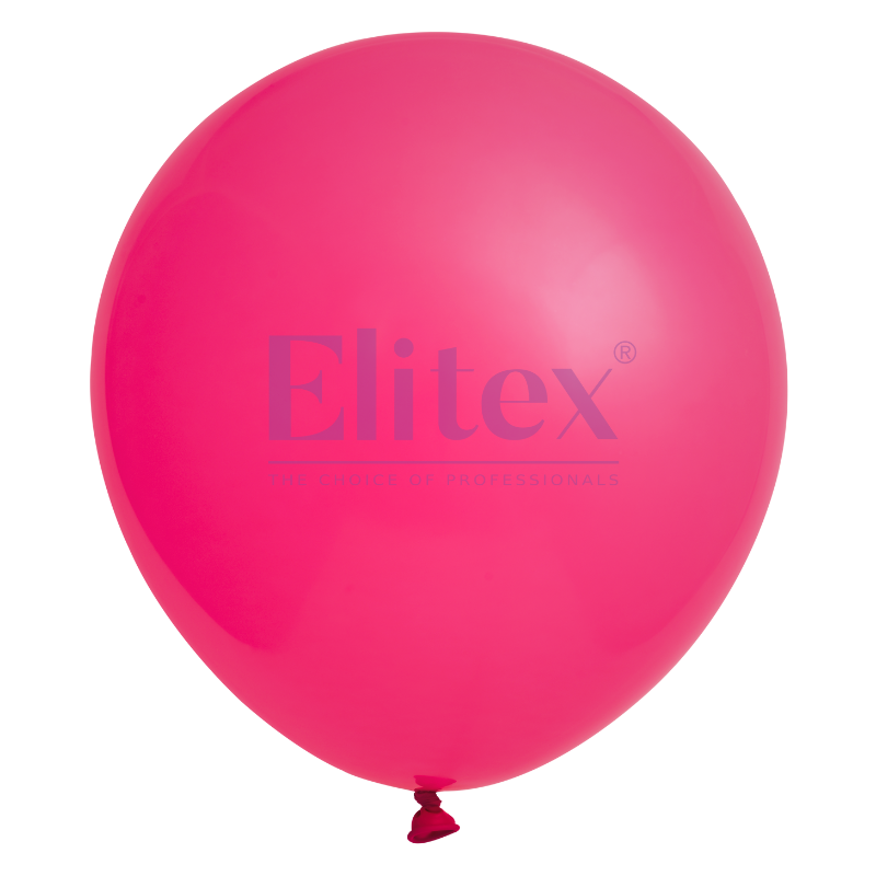 18" Elitex Ruby Pink Standard Latex Balloons | 10 Count