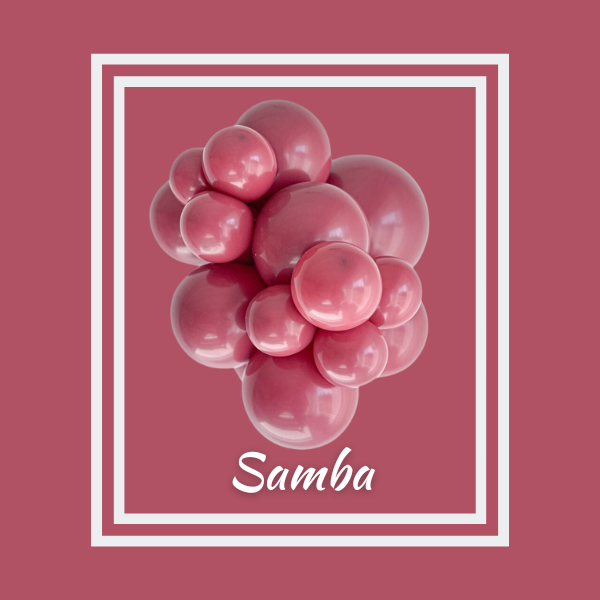 17" TUFTEX Samba - Burgundy Latex Balloons | 50 Count