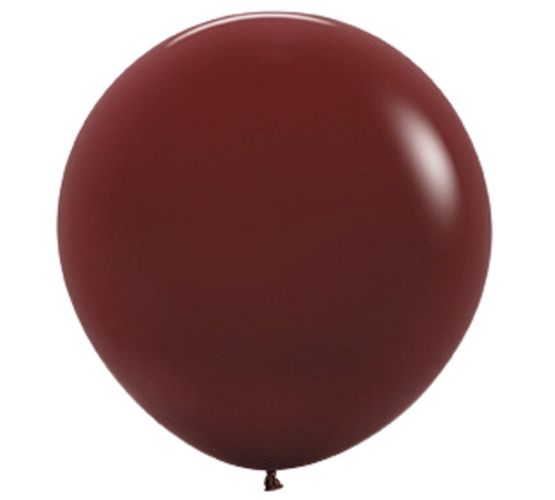 24 Inch Sempertex Deluxe Merlot Latex Balloons | 10 Count - Wholesale ...