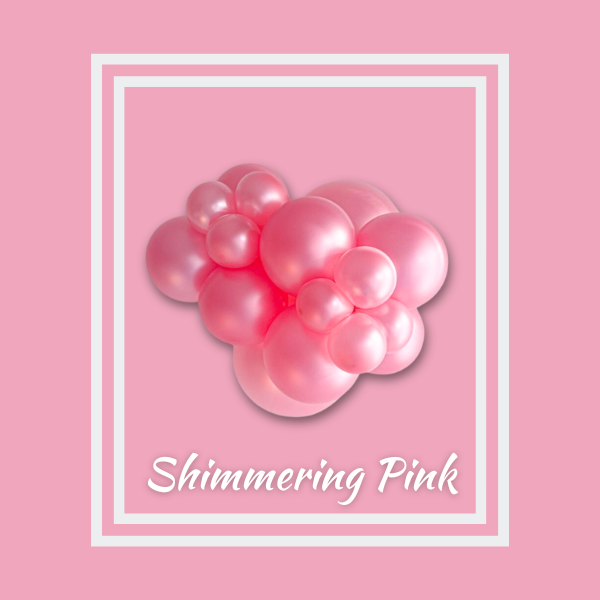 11" TUFTEX Metallic Pearlized Shimmering Pink Latex Balloons | 100 Count