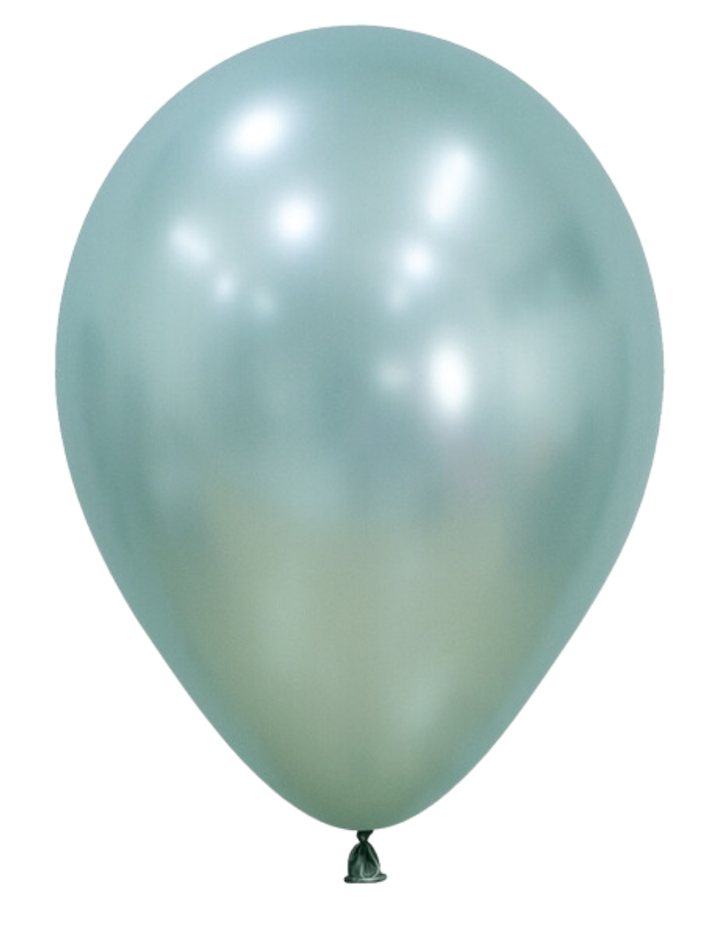 5" Sempertex Silk Cool Mint Latex Balloons | 100 Count