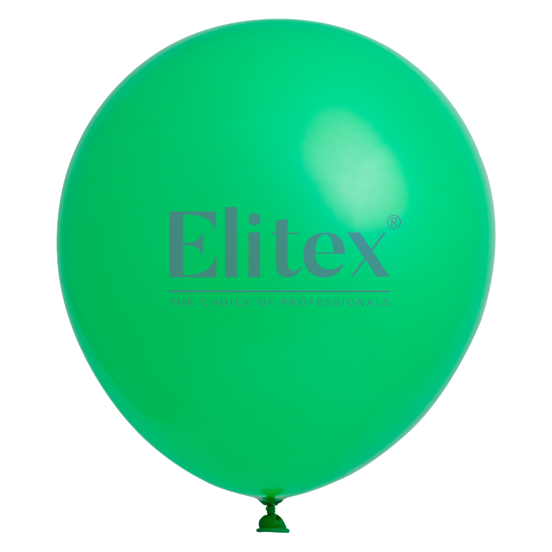 24" Elitex Spring Green Standard Round Latex Balloons | 5 Count