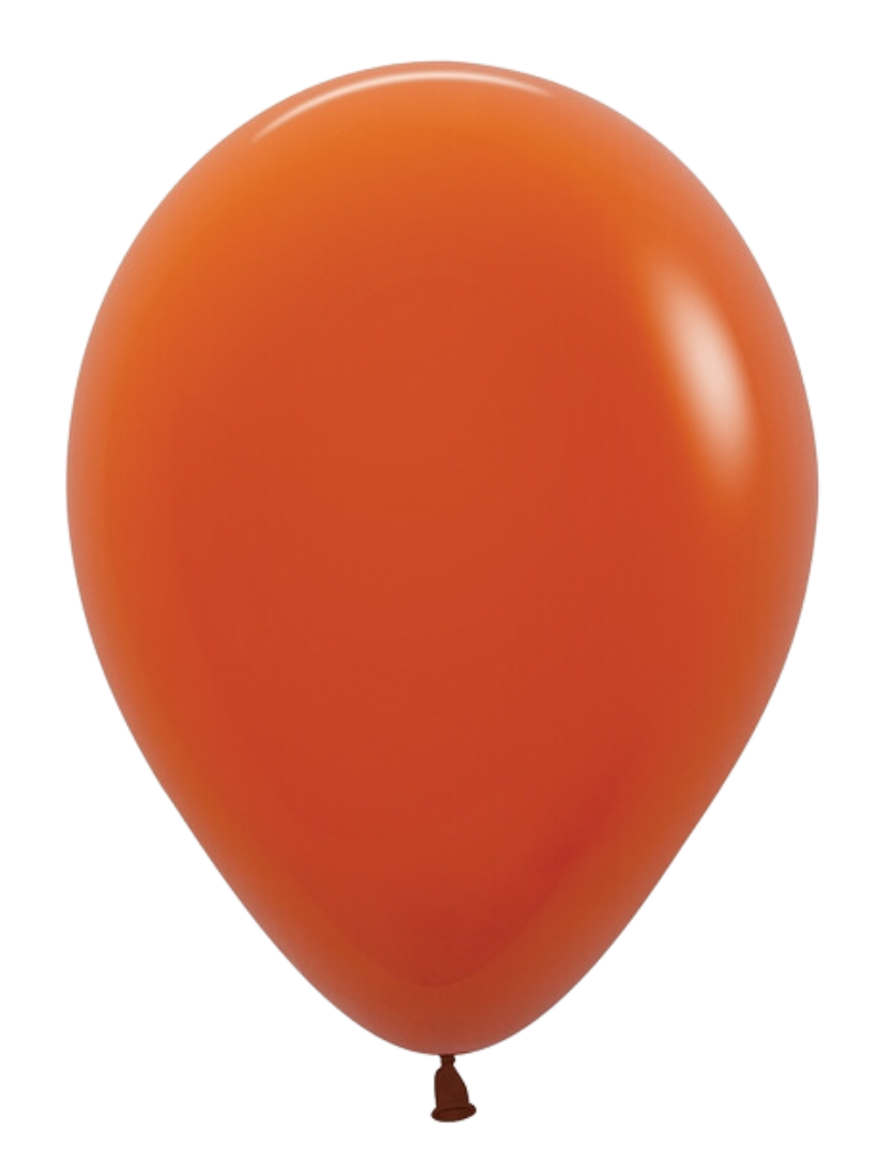 11" Sempertex Sunset Orange Latex Balloons | 100 Count