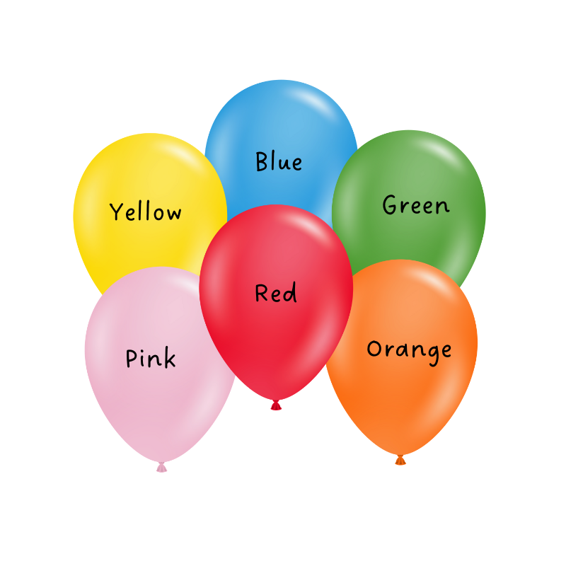 17" TUFTEX Standard Assortment Latex Balloons | 72 Count