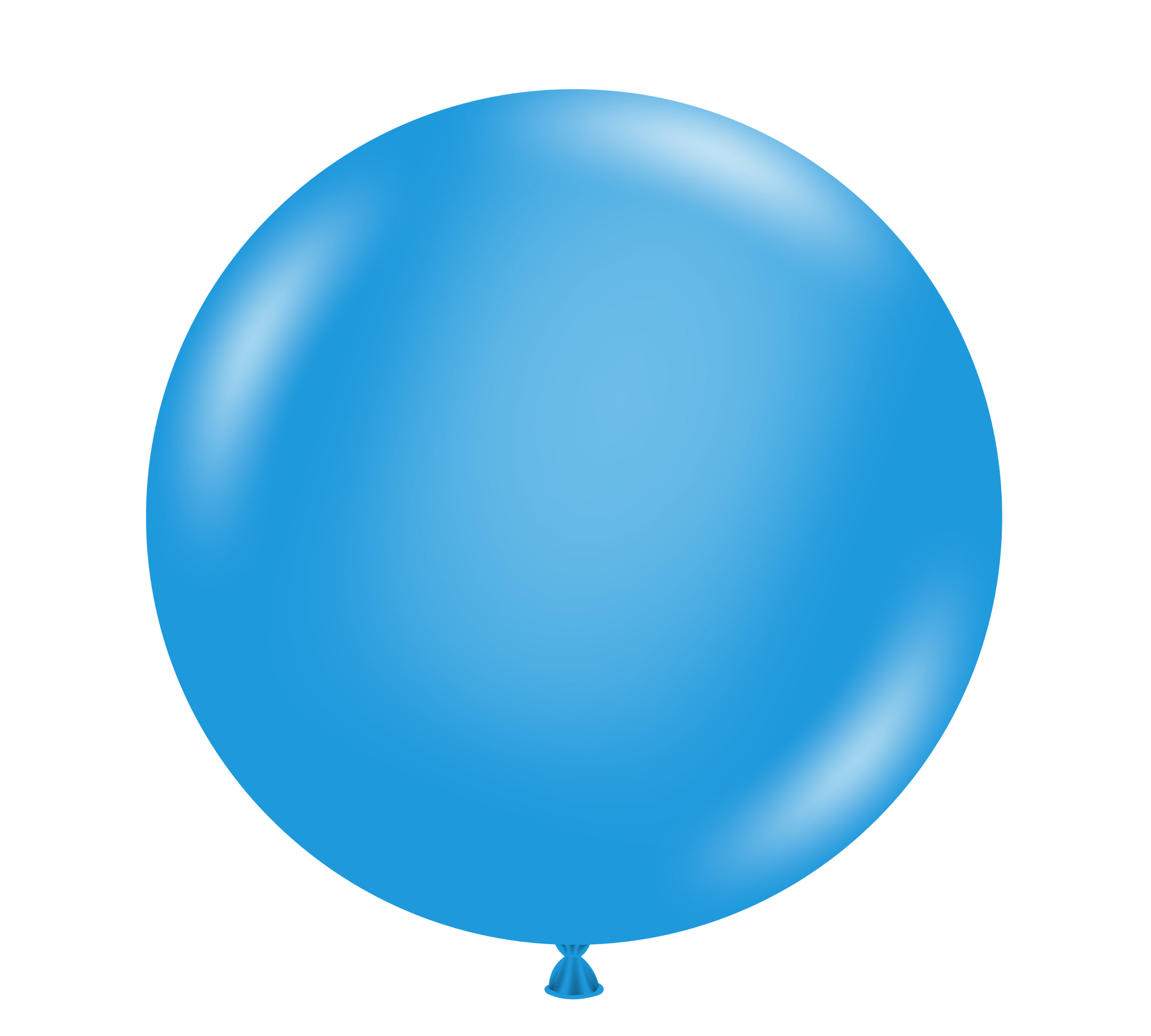 24 Inch TUFTEX Blue Latex Balloons | 25 Count - Wholesale Balloons