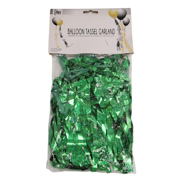 8" | 12" Foil Balloon Tassel Garland - 6 Foot String | 1 Count