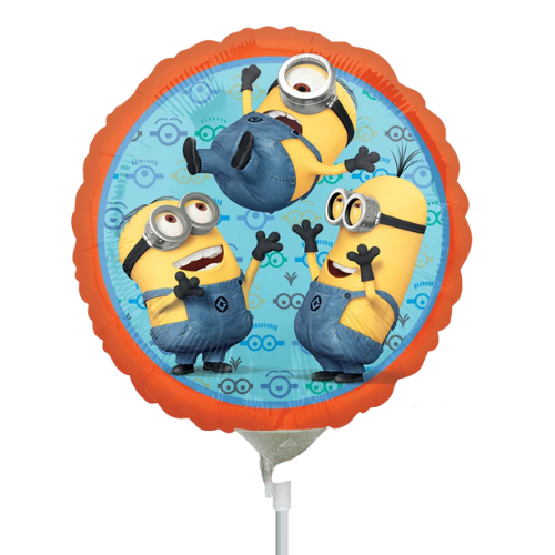 9" Anagram Despicable Me Minion Foil Airfill Balloon | Buy 5 Or More Save 20%