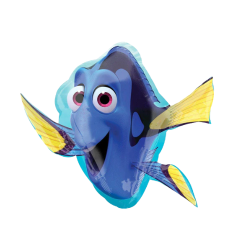 Globo de lámina de relleno de aire Buscando a Dory de 14" | Compre 5 o más y ahorre un 20 %