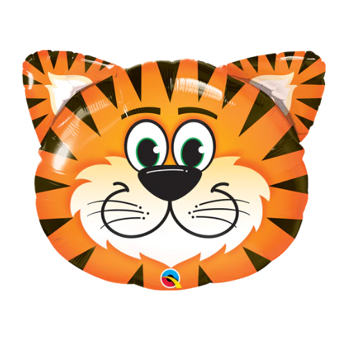 14" Qualatex Tickled Tiger Foil Airfill Balloon