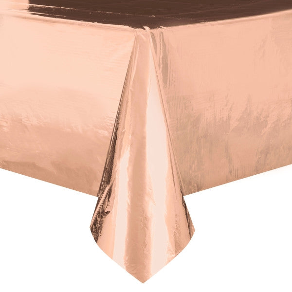 Metallic Plastic Rectangular Tablecovers